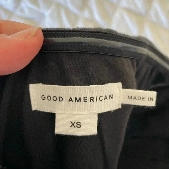 Good American black knit corset crop top - Picture 7 of 10